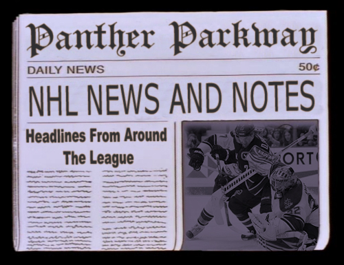 Panther Parkway Headlines: Go-Pro Hockey, Shaw’s Stitches, Nabokov’s Poor Music Taste, and More!
