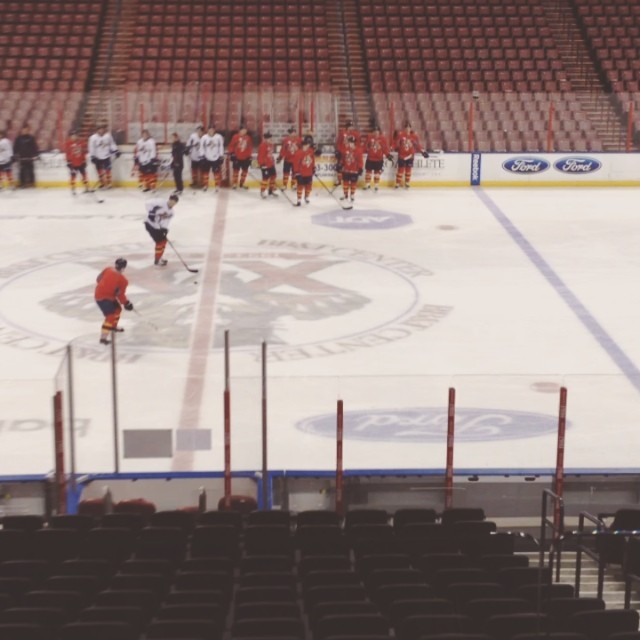 #FlaPanthers practice! Working hard.